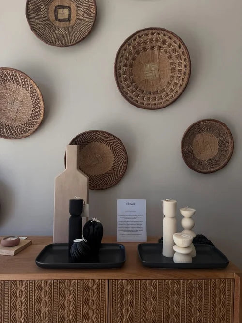 Éluwa candles styled at home, from Instagram