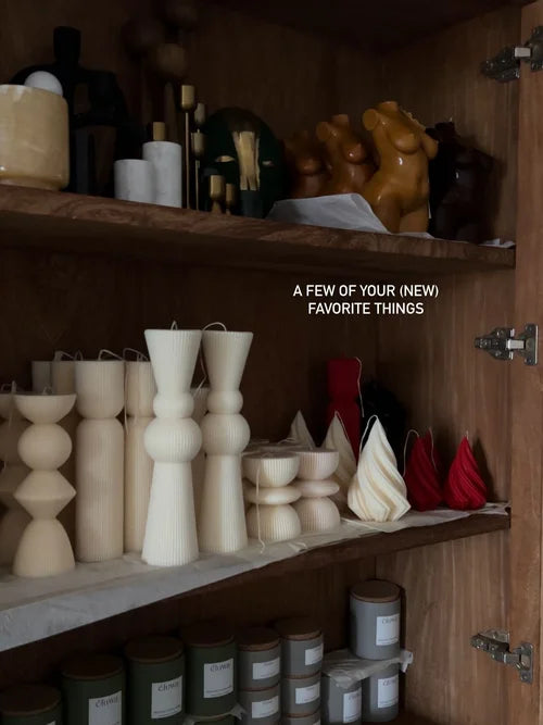 Éluwa candles styled at home, from Instagram