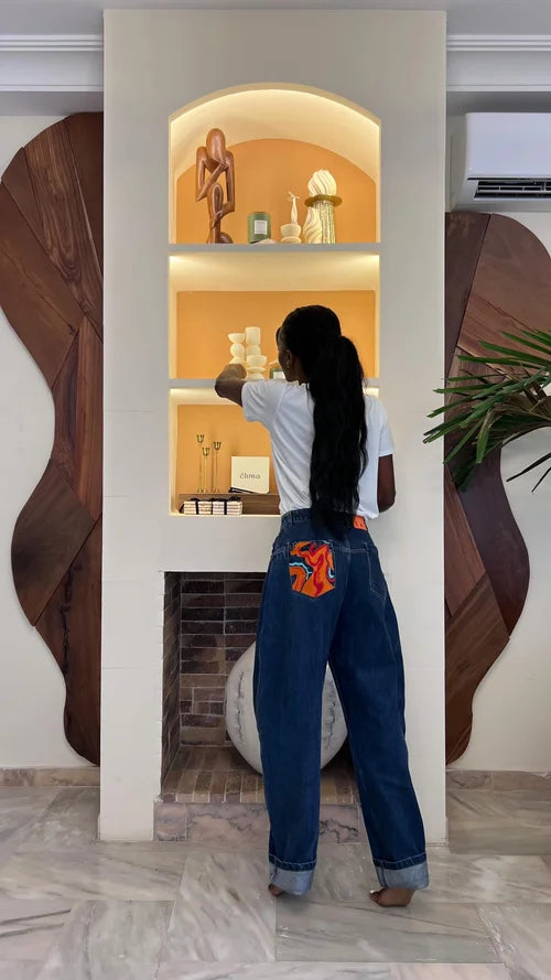 Éluwa candles styled at home, from Instagram